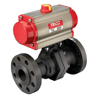 A-T Controls Automated Ball Valve, FD9 Series 600# Flanged